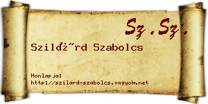 Szilárd Szabolcs névjegykártya